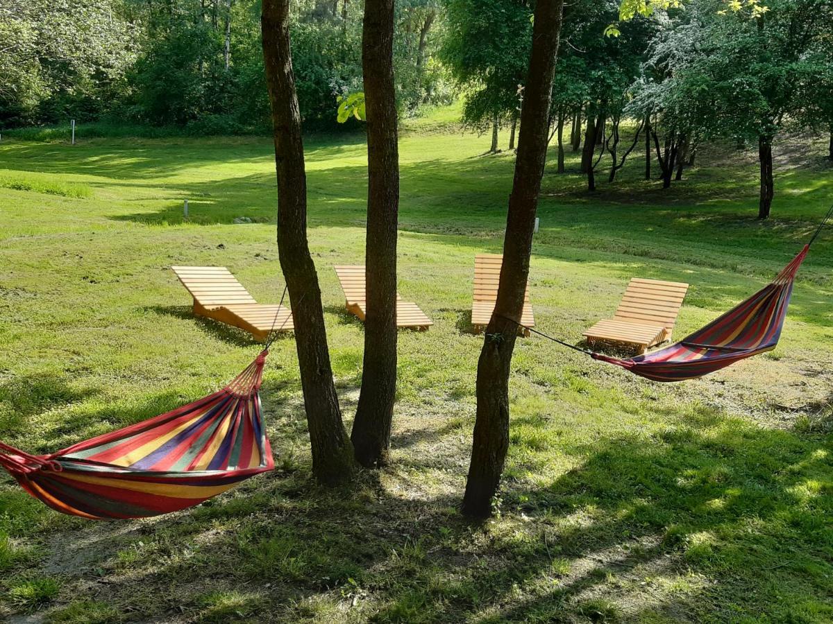 Caloroczny Domek W Lesie Puszcza Zielonka Kiszkowo Exterior foto